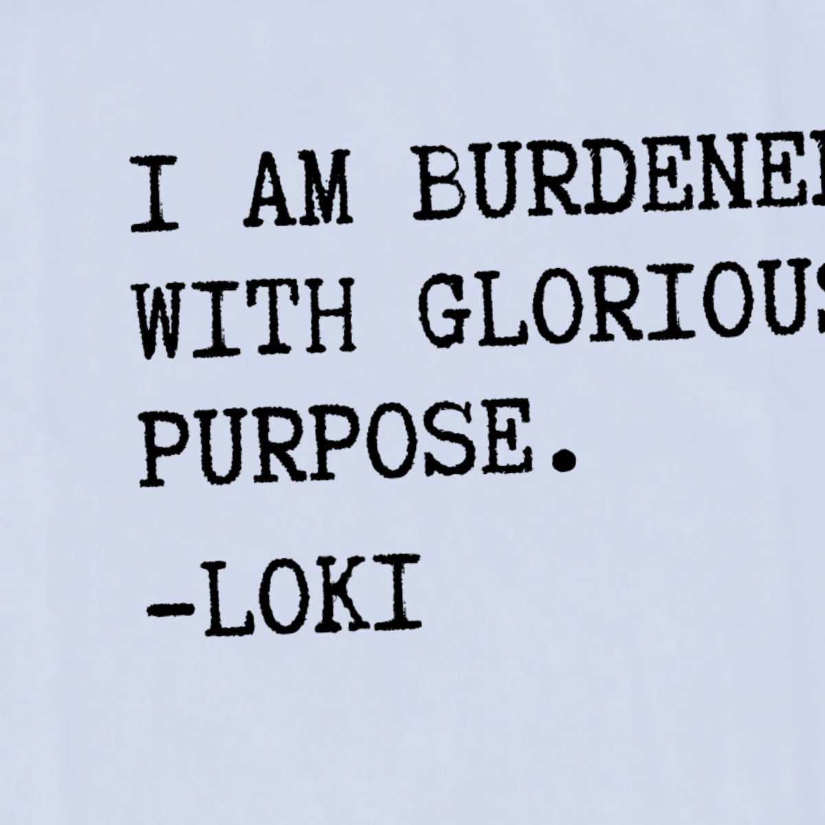 I am Burdened