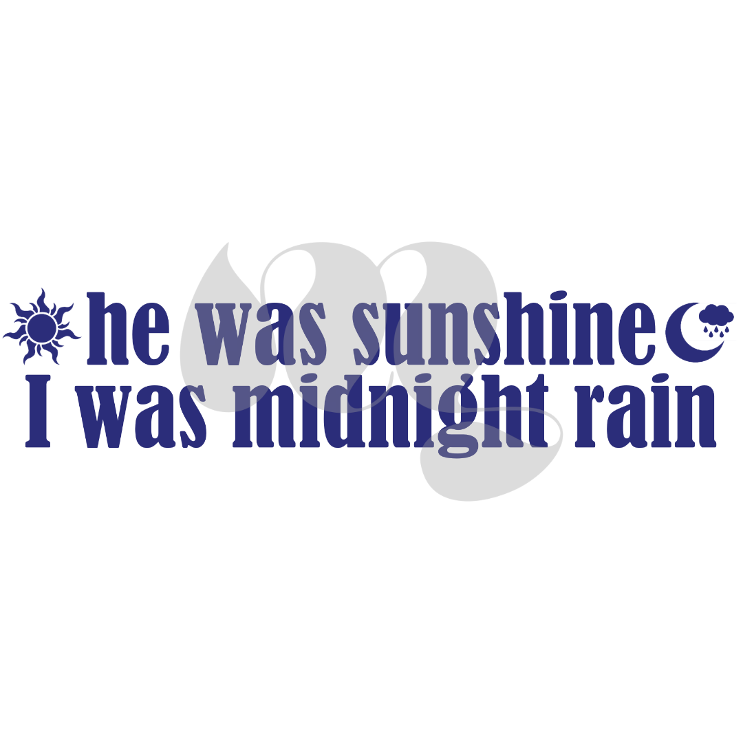 He Was Sunshine Diseño Digital